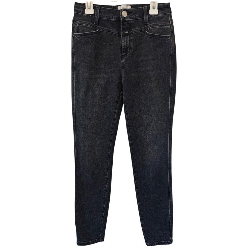 Closed Skinny Jeans in Washed Black Denim